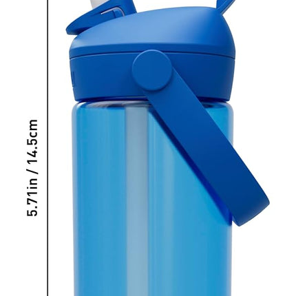 Camelbak THRIVE FLIP STRAW KIDS 415 ml – sport bottle – leak-proof – child-friendly size – easy drinking spout – ideal for on the go – True Blue, size: OS