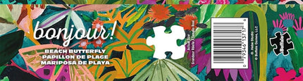 Buffalo Games - Bonjour - Beach Butterfly - 1000 Piece Jigsaw Puzzle for Adults - Challenging Puzzle Perfect for Game Nights