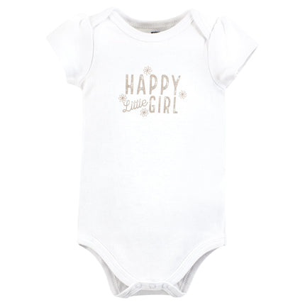 Hudson Baby Unisex Baby Cotton Bodysuits, Love Daisy Tutu, 3-6 Months, Love Daisy Tutu, 3-6 Months