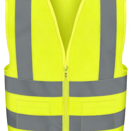 Neiko 53964A High Visibility Safety Vest with 2 Po