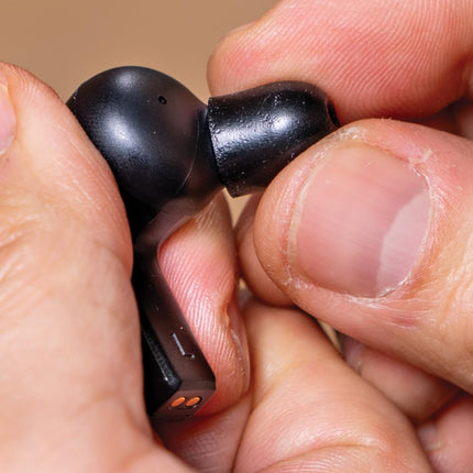 Klein Tools 69475 Ear Tips for Klein Tools AESEB1S Situational Awareness Bluetooth Earbuds, 3 Pairs Each of Replacement Memory Foam and Silicone Tips, Sizes S/M/L