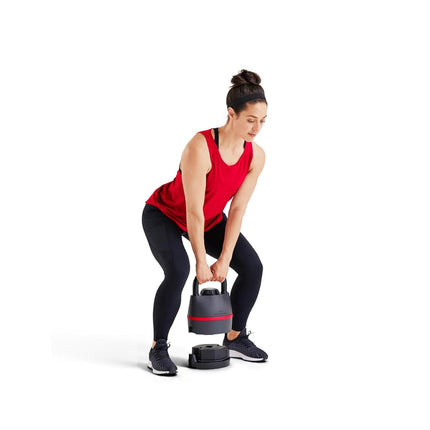 Bowflex Unisex Bowflex SelectTech Adjustable Kettlebell, Black Red, one-size UK, 18.1 kg