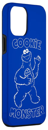 iPhone 12 Pro Max Sesame Street Cookie Monster Simple Cookie Case