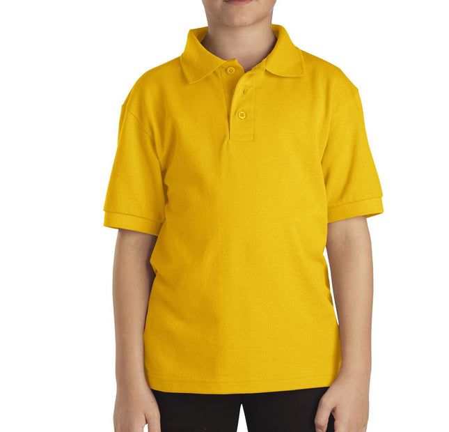 Dickies Big Boys' Short Sleeve Pique Polo Shirt, G