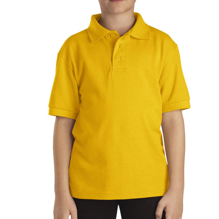 Dickies Big Boys' Short Sleeve Pique Polo Shirt, G