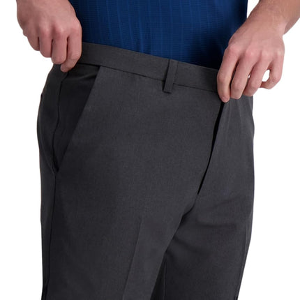 Haggar Men's PLN Cool Right Pant, Dark Grey, 34 X 30
