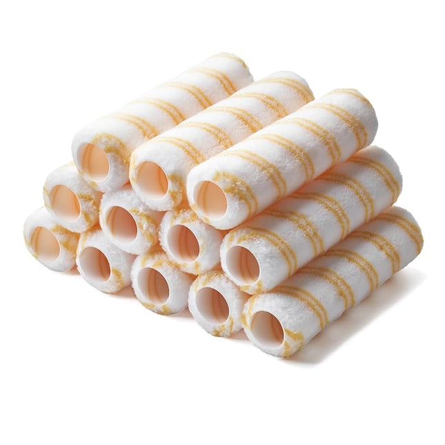 VEVOR Paint Roller Covers, 12 Pack 9 Inch Shedless Roller Covers, 3/8 Inch Nap High Dense Roller Covers for Roller Frame & Paint Roller Kit, Paint Rollers for Painting Walls, House Painting Supplies
