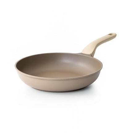 PRICUSIS Nonstick Ceramic Frying Pan Skillet, 8 Inch Induction Compatible with Stay Cool Handle, Healthy PTFE PFAS & PFOA Free Omelet Pan, Dishwasher Safe (Blueberry Gray)