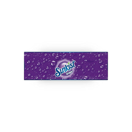 Sunkist Grape Zero Sugar Singles To Go Drink Mix Packets - Pack of 6 Boxes