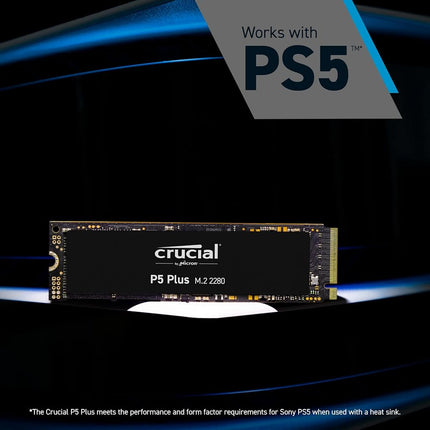 Crucial P5 Plus 2TB M.2 PCIe Gen4 NVMe Internal Gaming SSD - Up to 6600MB/s - CT2000P5PSSD8