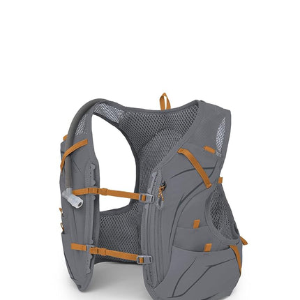 Chaleco de hidratación para correr Osprey Duro 6L para hombre con depósito Hydraulics, Phantom Grey/Toffee Orange, Pequeño