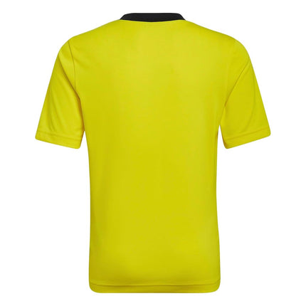adidas Kids' Entrada 22 Jersey, Team Yellow/Black, Large