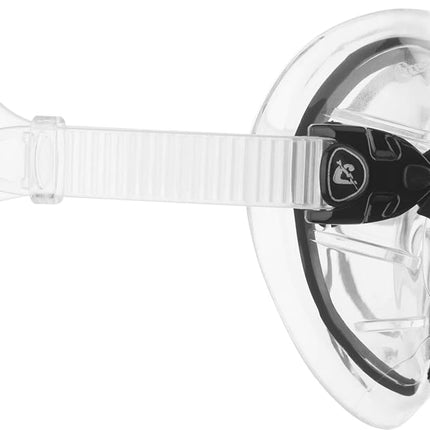 Cressi Big Eyes Evo & Alpha Ultra Dry Snorkel Set Adults - Silicone Snorkel Mask - Dry-Top Breathing Tube - Fit Diving Mask - Clear/Black