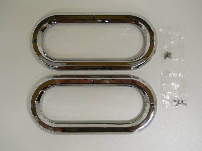 United Pacific 10490B Oval Light Bezel