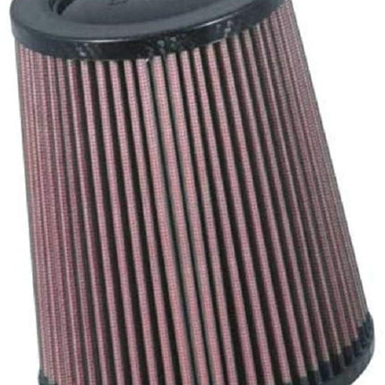 K&N Universal Air Filter - Carbon Fiber Top: High Performance, Premium, Replacement Filter: Flange Diameter: 4.25 In, Filter Height: 6.75 In, Flange Length: 0.625 In, Shape: Round, RP-5167
