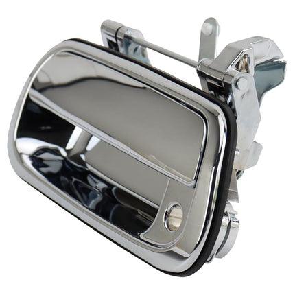 TRQ Tailgate Handle Chrome Compatible with 2000-2006 Toyota Tundra