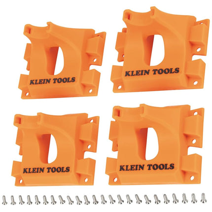 KLEIN TOOLS BCRP04 Bucket Work Center Replacement Cartridges with Blank Insert, Connects to The Wall Assembly S-Hook Rail System Modules, 4-Pack