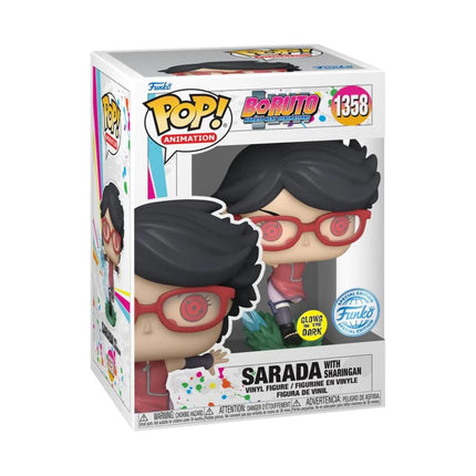 Pop! Animation: Boruto - Sarada with Sharingan (Glow in The Dark Exclusive)