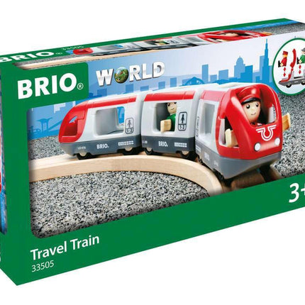 BRIO World Travel Train Toy For Kids Age 3 Years Up - Wooden Railway Accessories and Add Ons