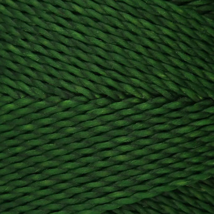 The Beadsmith Knot It Waxed Polyester Cord – Green Grass Color – 0.7mm Diameter – Light Wax, 144 Meters (472 Feet) Per Spool – Make Jewelry, Macrame, Friendship Bracelets and DIY Crafts