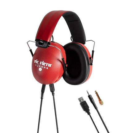 Vic Firth - Auriculares de aislamiento Bluetooth - Rojo