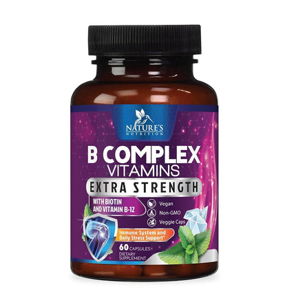 Vitamin B Complex - All B Vitamins Including B12, 