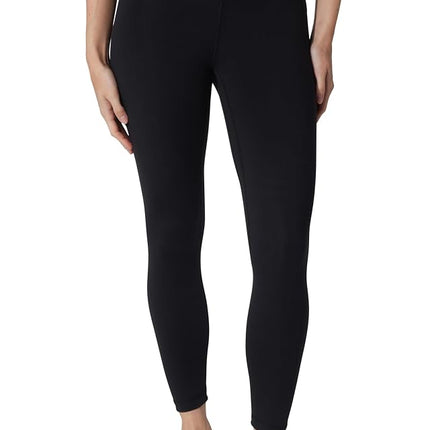 Legging femme Yogalicious taille haute anti-transparence à imprimé doux, dos en V noir, S