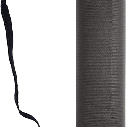 Manduka Yoga Commuter Mat Carrier - Eco-Friendly Cotton, Easy to Carry, Hands-Free, For All Mat Sizes, Black, 68" x 1.5"