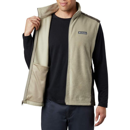 Columbia Men's Steens Mountain Vest Fleece, Tusk/Buffalo, 5X