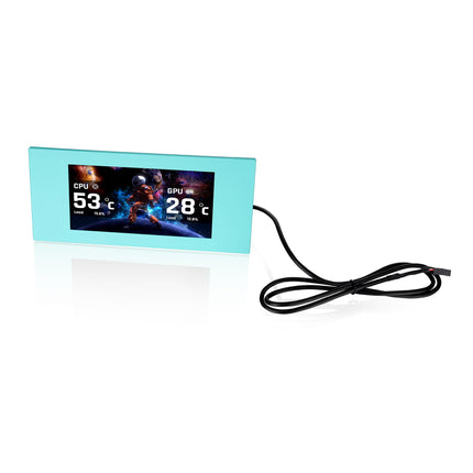 Thermaltake View 600 TG 6.0 Inch LCD Screen Panel Kit; LCD and Panel; 1480x720p; TTRGBPlus 3.0 Supported; Type-C to USB (9-Pin);