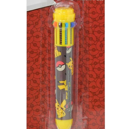 Pokemon Pikachu 10-1 Multicolor Retractable Pen