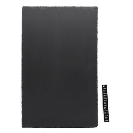 JIHAQUA Slate Tiles for Reptiles, Food Bowl Dish Feeding Slate Tortoise Habitat Accessories for Reptiles Tank (40 x 25 cm)