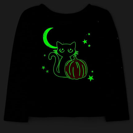 Hauts mode manches longues pour bébés et tout-petits filles The Children's Place, imprimés Halloween, lot de 2, taille 4T