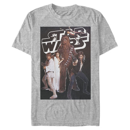 STAR WARS Big & Tall Group Men's Tops Short Sleeve Tee Shirt, Black, 4X-Large Big Tall