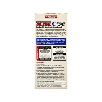 Bar's Leaks OS-1-4PK Oil Seal Engine Oil Burning/Leak Repair, 16.9 oz, (Pack of 4)