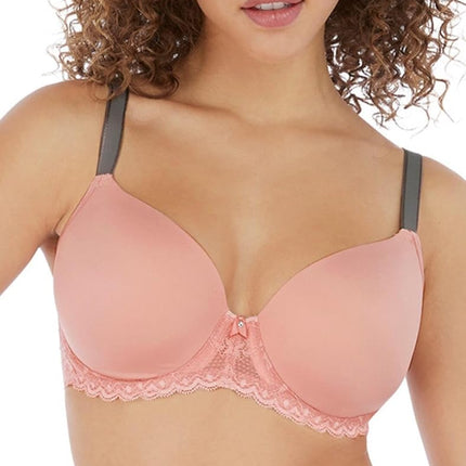 Freya Offbeat Moulded Demi T-Shirt Bra Rosehip Pink 30GG
