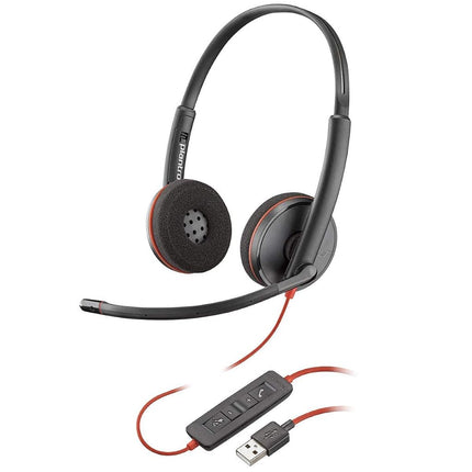 Plantronics Blackwire 3200 Mono Corded UC Headset With USB & 3.5mm Smart Phone Connectivity