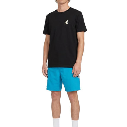 Volcom Men's Blaquedout Short Sleeve Tee T-Shirt, Black, S