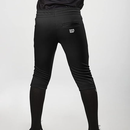 WILSON Boys' P101K Pull Up Knicker Pant, Black, Small