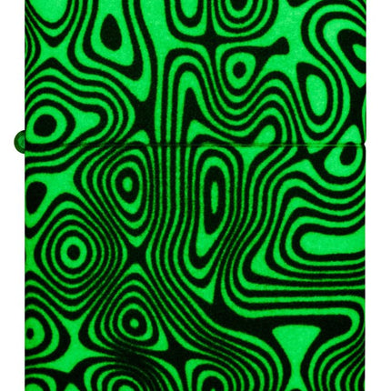 Zippo Glowing Swirls Design 540 Color Glow in The Dark Pocket Lighter