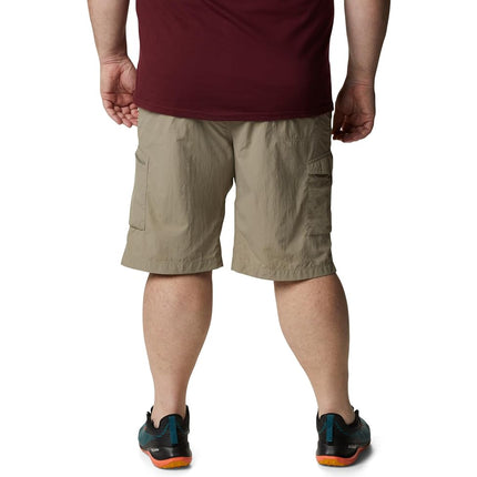 Columbia Men’s Hiking Cargo Shorts, SILVER RIDGE CARGO SHORT, Nylon, Tusk, Size: 36, AM4084
