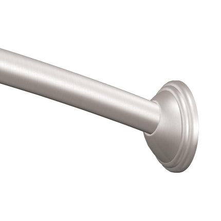 Moen DN2155BN Barre de douche courbée décorative Inspirations de 5 pouces (nickel brossé)