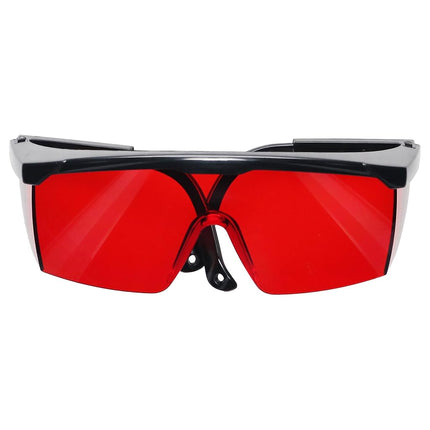 Bosch 57-GLASSES Laser View Enhancing Glasses with Adjustable Temple, Red Lens, Black Frame