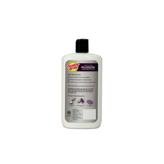 Scotch-Brite Glass Cooktop Rejuvenating Polish, 12 oz., Leaves a Brilliant Shine, Scratch Free