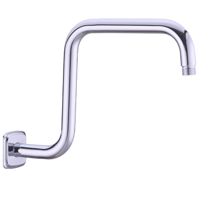 TRUSTMI 13 Inch Shower Arm with Flange S Shape Sho