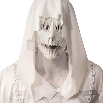 Rubie's Unisex Opus Collection Adult Hooded Ghost Costume, White/Grey, Standard