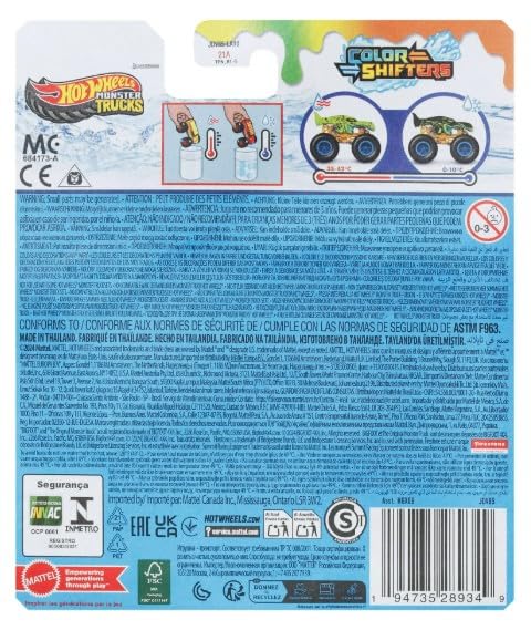 Hot Wheels Monster Trucks Color Shifters Mega Wrex, 1:64 Scale, 2025