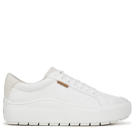 Dr. Scholl's Women's Time Off Sneaker, White Pearls, 6.5 Wide