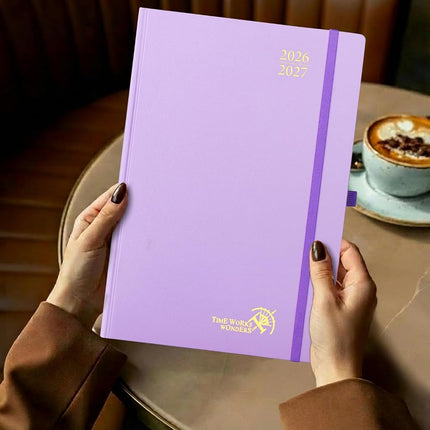 POPRUN 2026-2027 Daily Planner One Page Per Day, 8.5" x 12", Day Planner