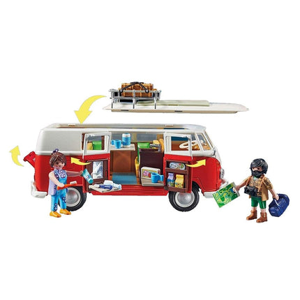 Playmobil 70176 Volkswagen T1 Camping Bus, Multicolor, 51.5 x 38.5 x 12.5 cm
